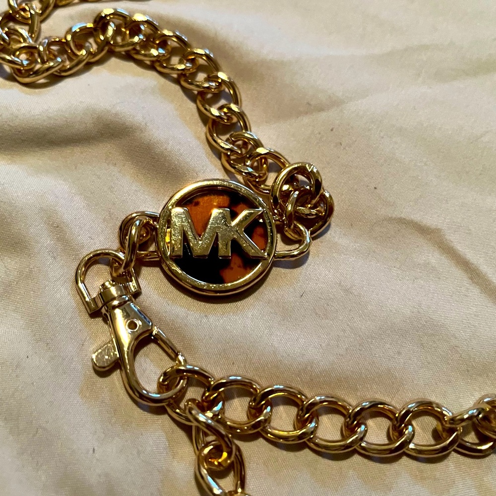 Michael Kors Gold-Tone Chainlink Belt